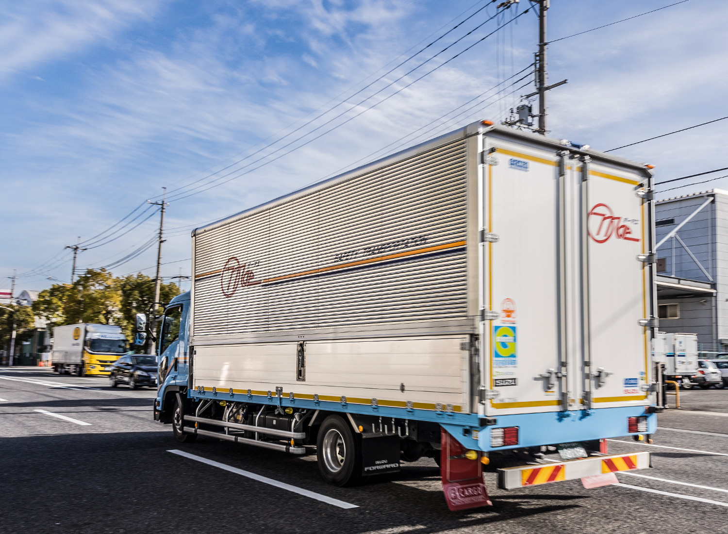 神戸の運送会社、大前運送店のトラック