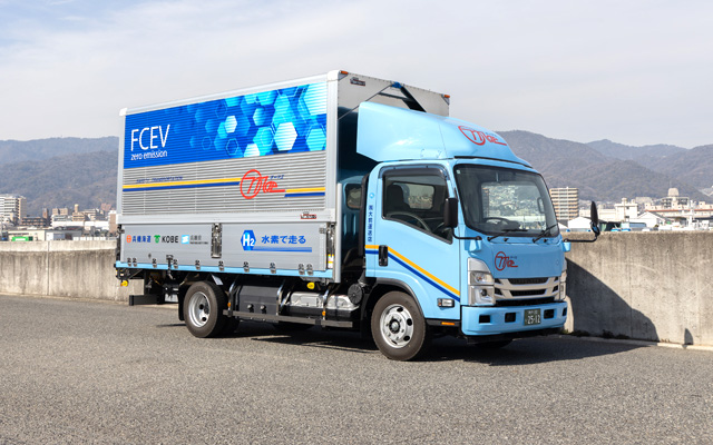 大前運送店保有 FCEV ウイング車